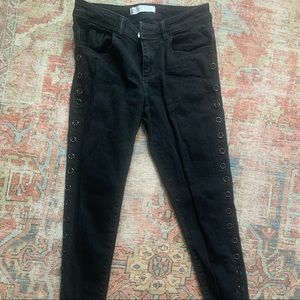 Zara Basic Denim with Silver Hardware
